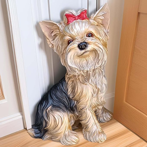 اکشن فیگور سگ نشسته پاپیون دار Yorkshire terrier dog toy_اسباب بازی